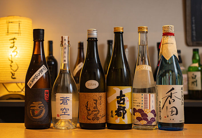 日本酒ボトル
