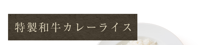 特製和牛カレーライス